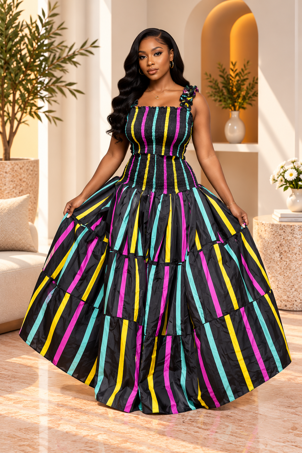 JAMILA MAXI SKIRT SET