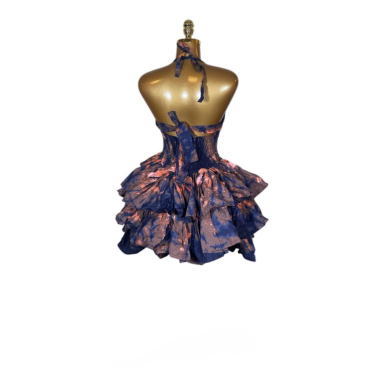 KIKI HALTER 3 STEP MINI DRESS