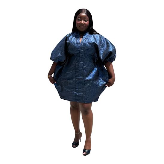 KEKELI MINI BROCADE BUBU DRESS