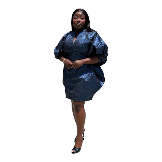 KEKELI MINI BROCADE BUBU DRESS
