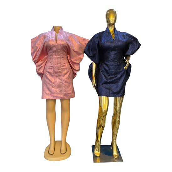 KEKELI MINI BROCADE BUBU DRESS