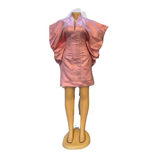 KEKELI MINI BROCADE BUBU DRESS