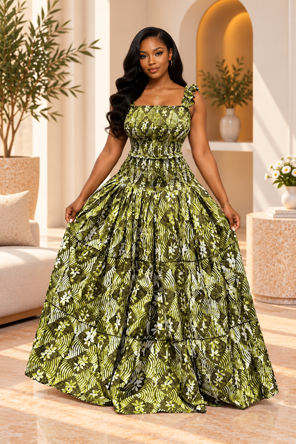 JAMILA MAXI SKIRT SET