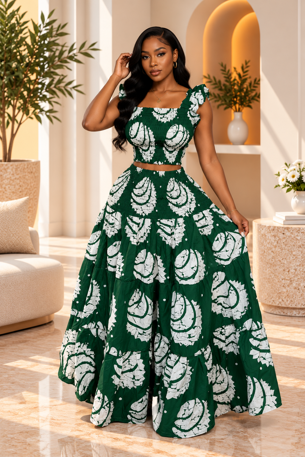 JAMILA MAXI SKIRT SET