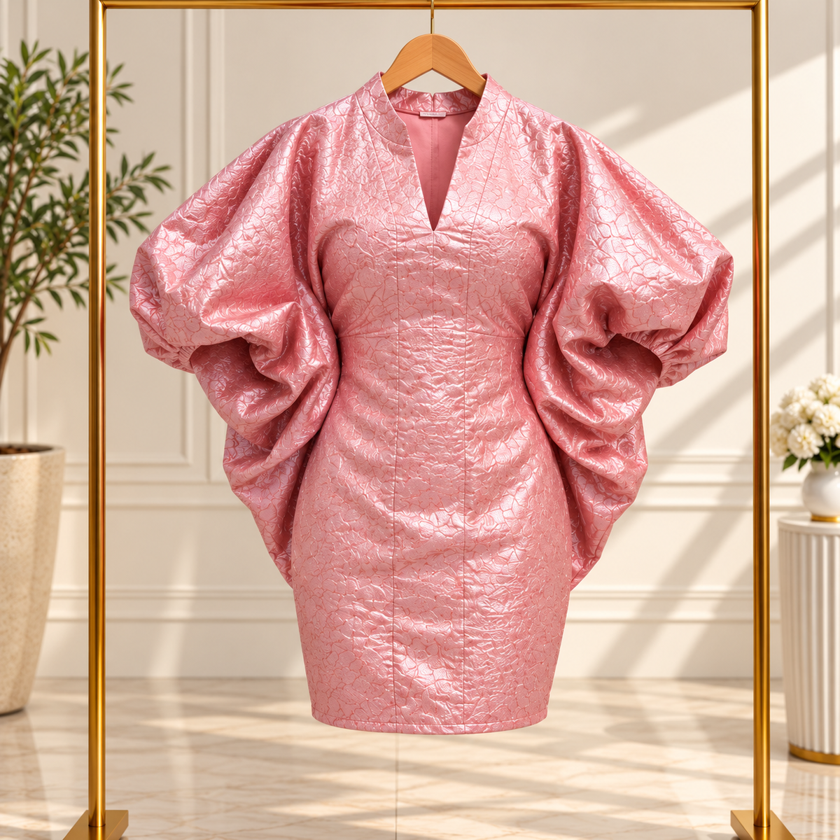 KEKELI MINI BROCADE BUBU DRESS