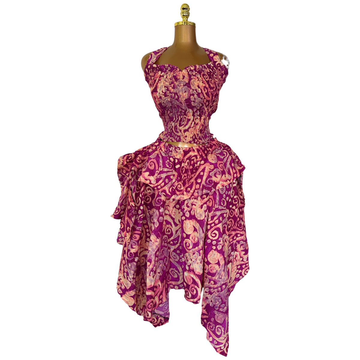 POSEY HANDKERCHIEF SKIRT SET