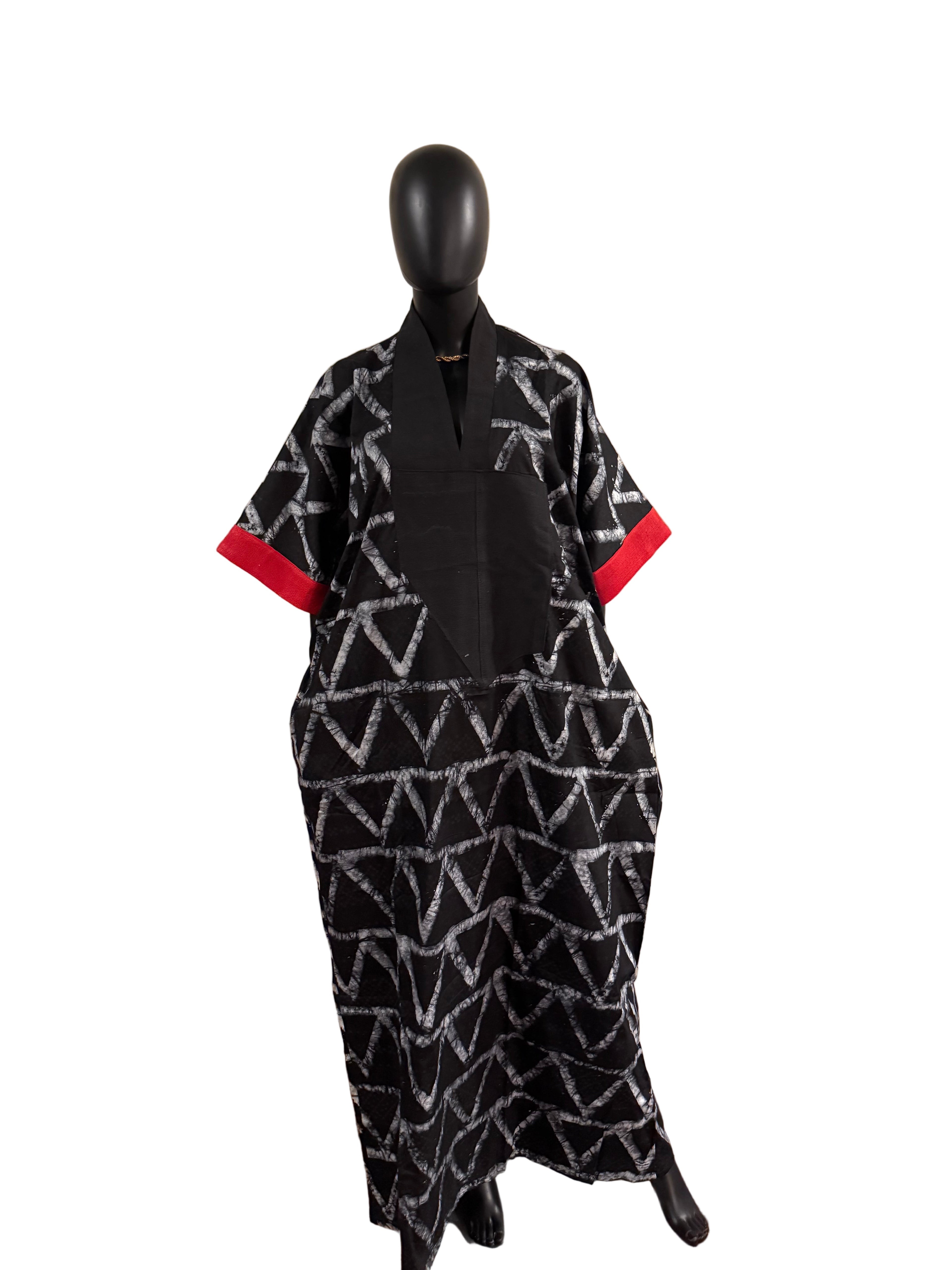 KADÉ MAXI ADIRE + ASO ÒKÈ DRESS