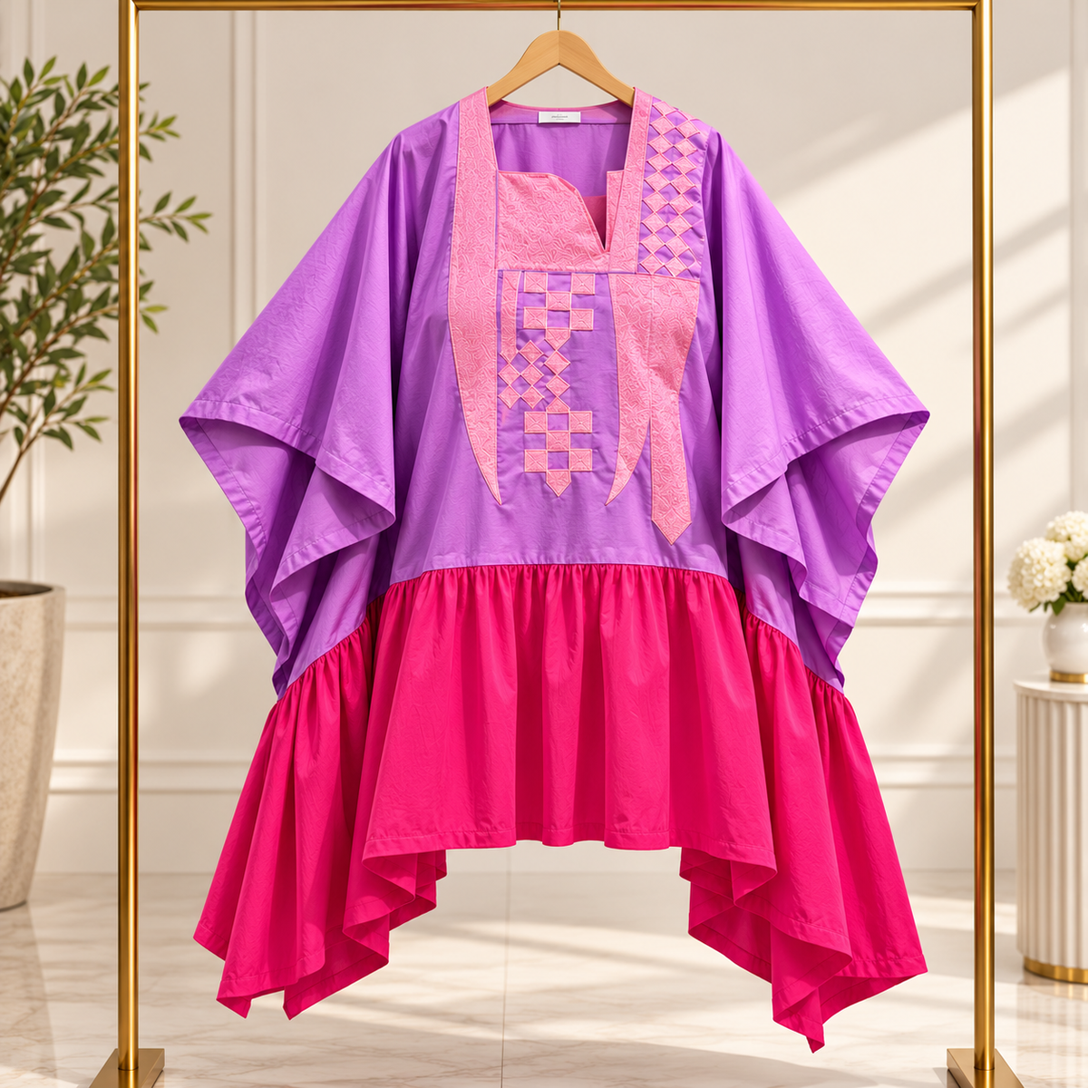 ATHENA MINI RUFFLE BUBU DRESS