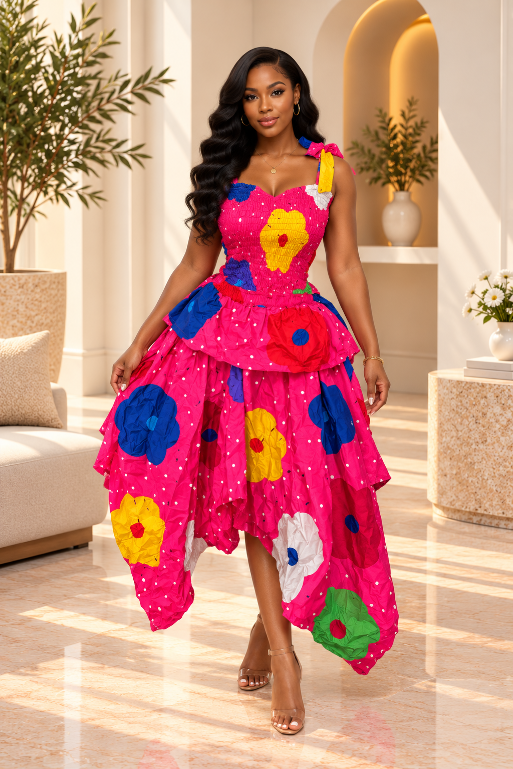 POSEY HANDKERCHIEF SKIRT SET