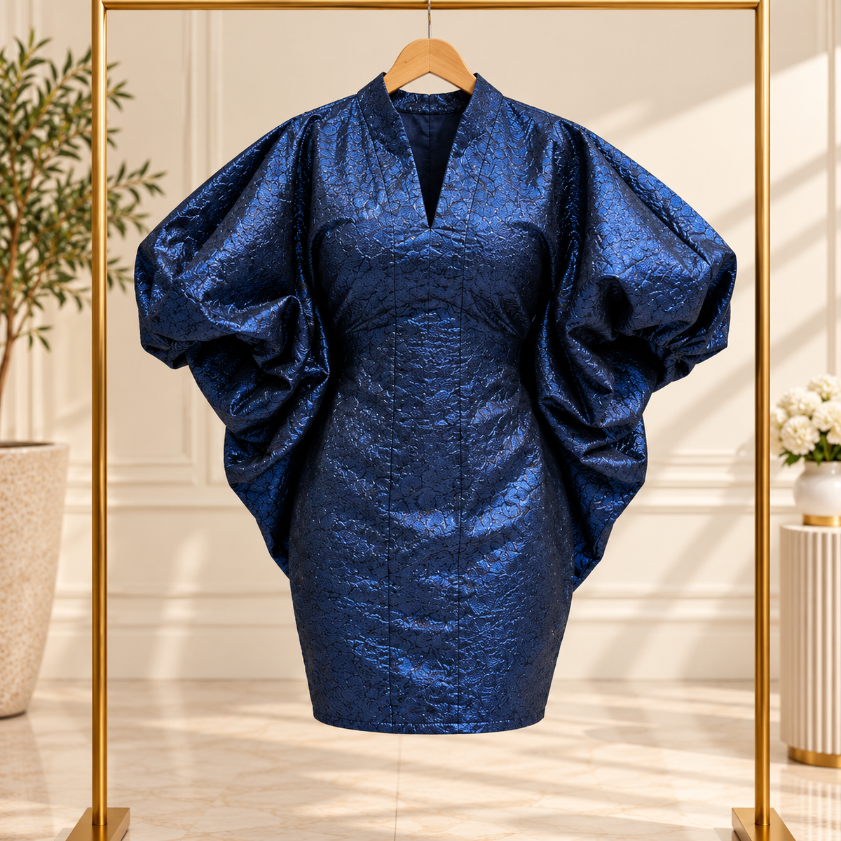 KEKELI MINI BROCADE BUBU DRESS