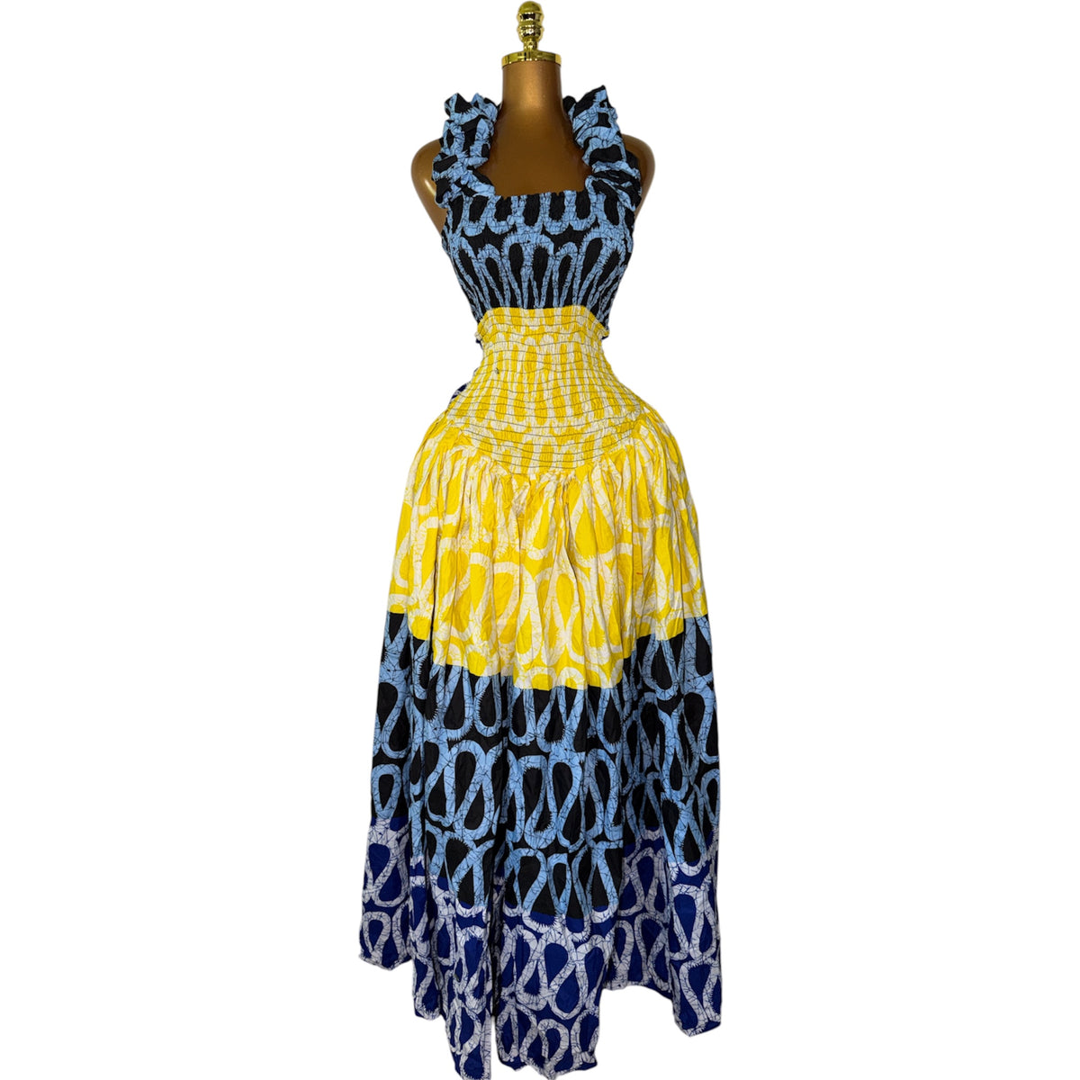 DUCHESS HALTER MAXI DRESS