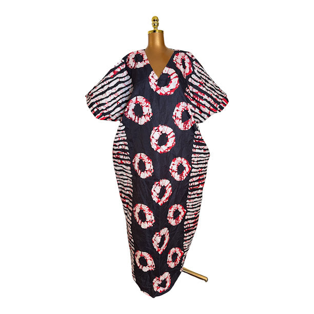 CHIKA V NECK BUBU DRESS