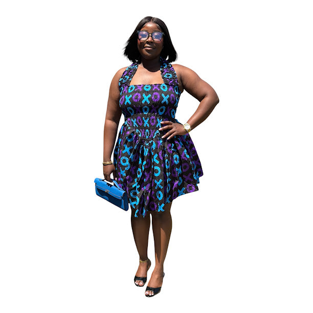 SIMA MINI HALTER DRESS